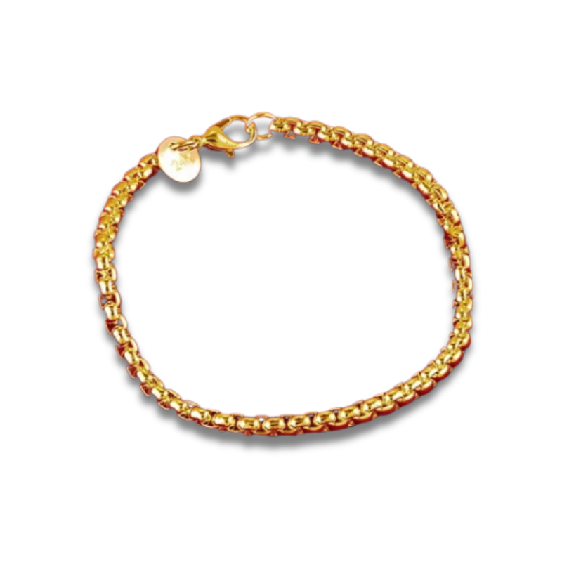 Venetian Bracelet in Rhodium-Plated Sterling Silver