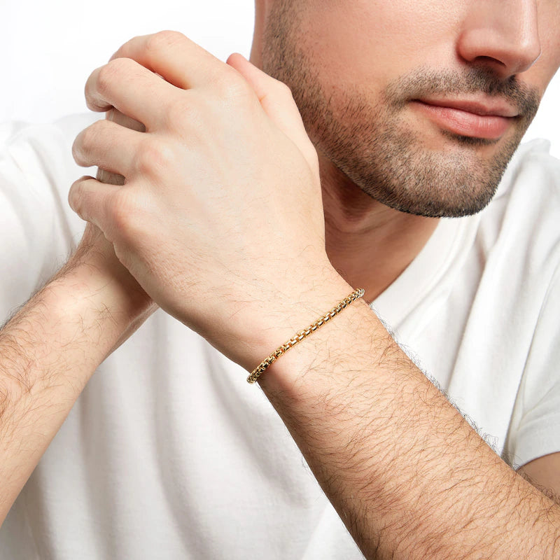 Venetian Bracelet in Rhodium-Plated Sterling Silver