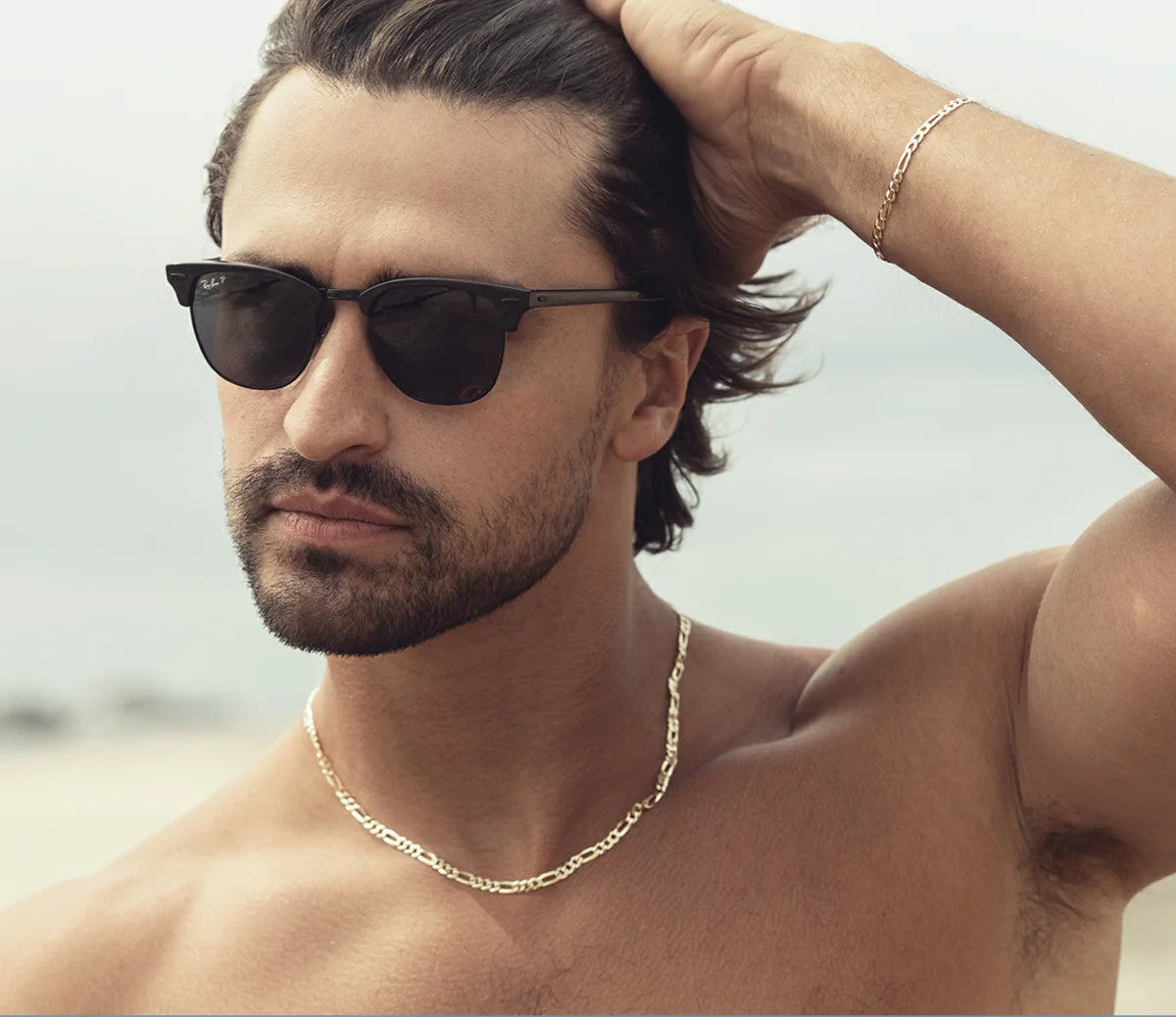 Classic Figaro Necklace – 18k Gold on Sterling Silver