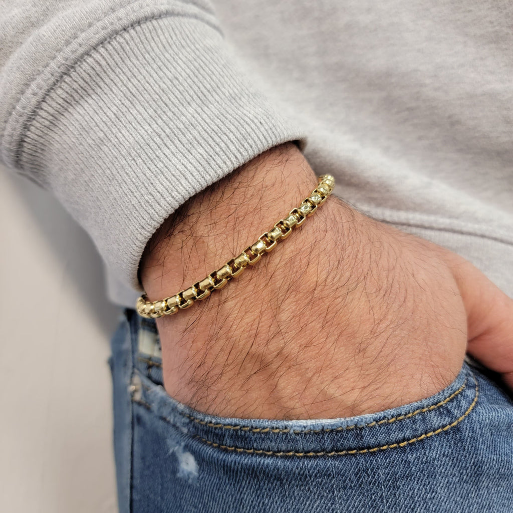 Venetian Bracelet in Rhodium-Plated Sterling Silver