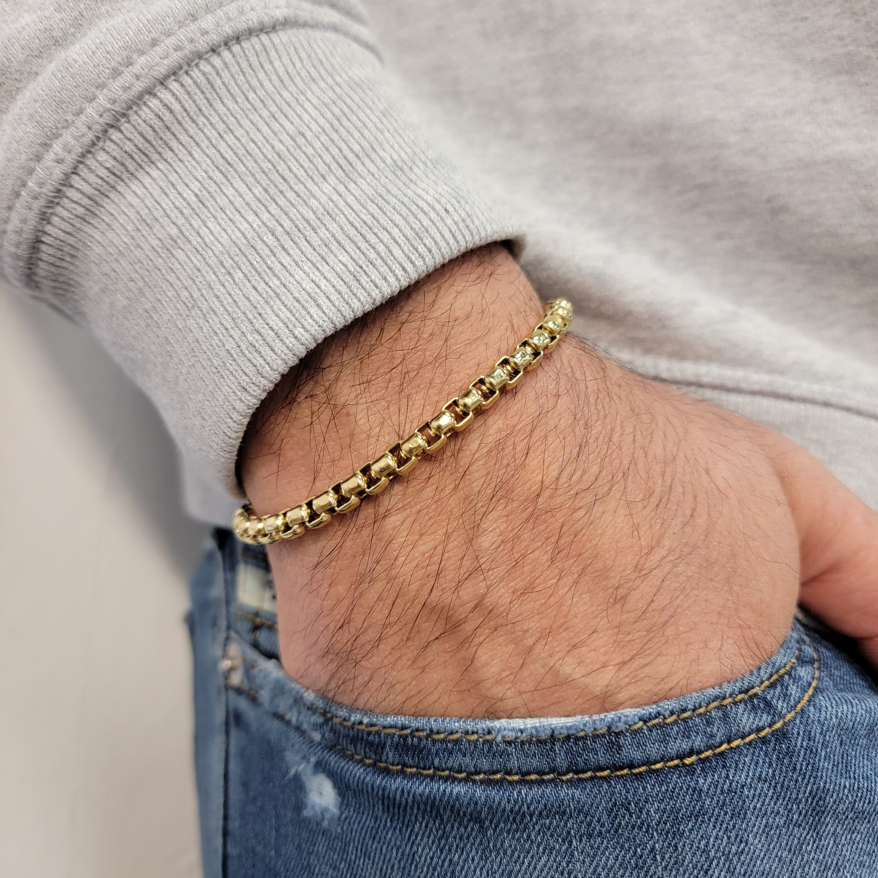 Venetian Bracelet in Rhodium-Plated Sterling Silver